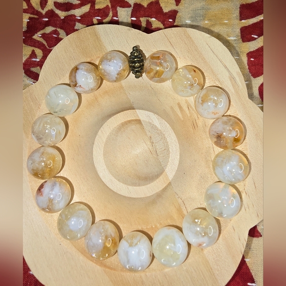 12mm Citrine Bracelet - Picture 8 of 13